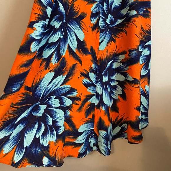 Anthropologie Maeve Floral Dress High Low Sleeveless Size 2 - Picture 4 of 10